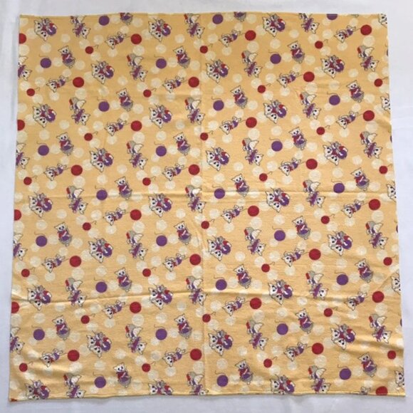 Vintage Flannel Baby Blanket Crib Sheet Nostalgic 80s 90s Kids - Picture 3 of 4